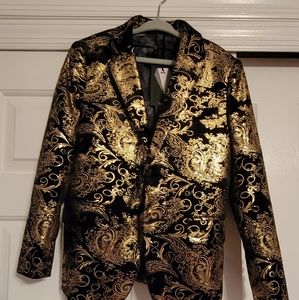 Black Gold embellished blazer